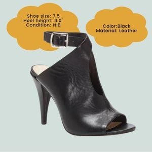 Vince Camuto Aveeria NIB Soft Black Leather Size 7.5